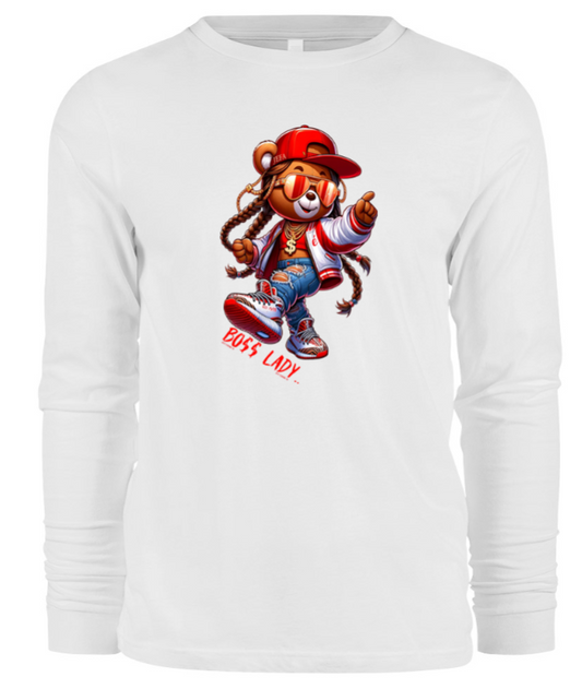 Women's "Bo$$ Lady" Long Sleeve Tees