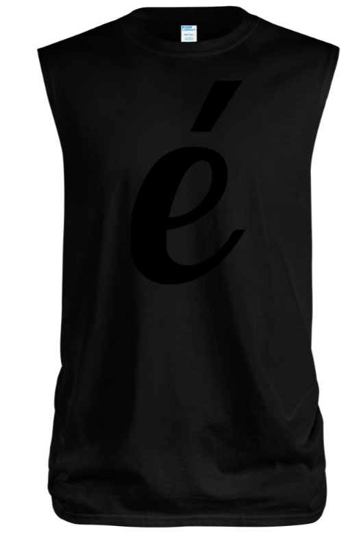 Men's Black Label " é " Sleeve-less Tee Collection