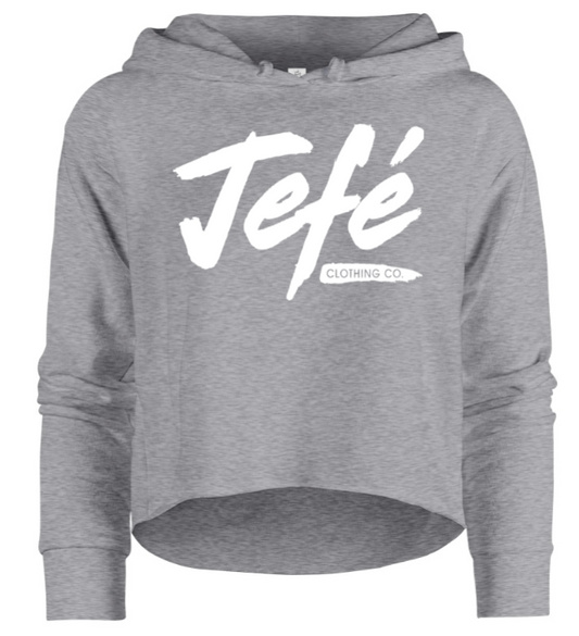 Womens "Jefé Clothing Co." Croptop Hoodies