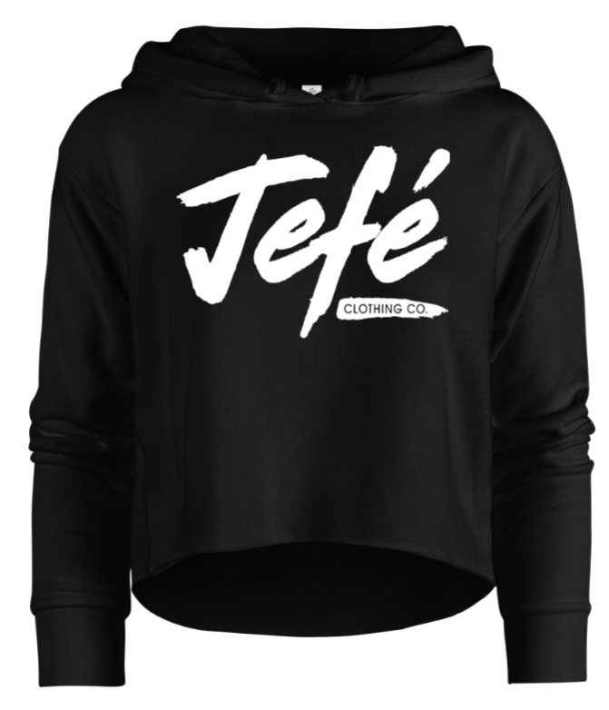 Womens "Jefé Clothing Co." Croptop Hoodies