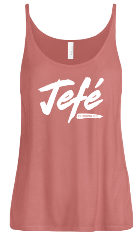 Women's White Label "Jefé Clothing Co." Slouchy Tank