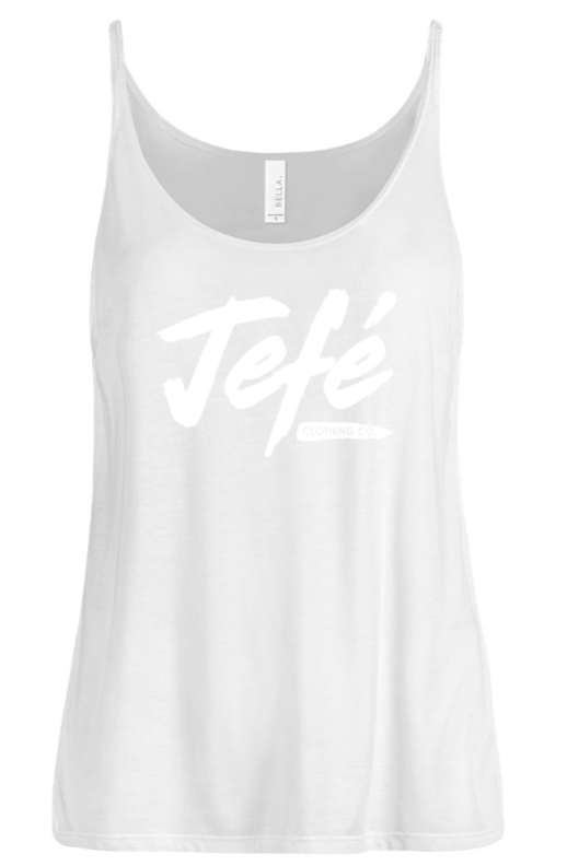 Women's White Label "Jefé Clothing Co." Slouchy Tank