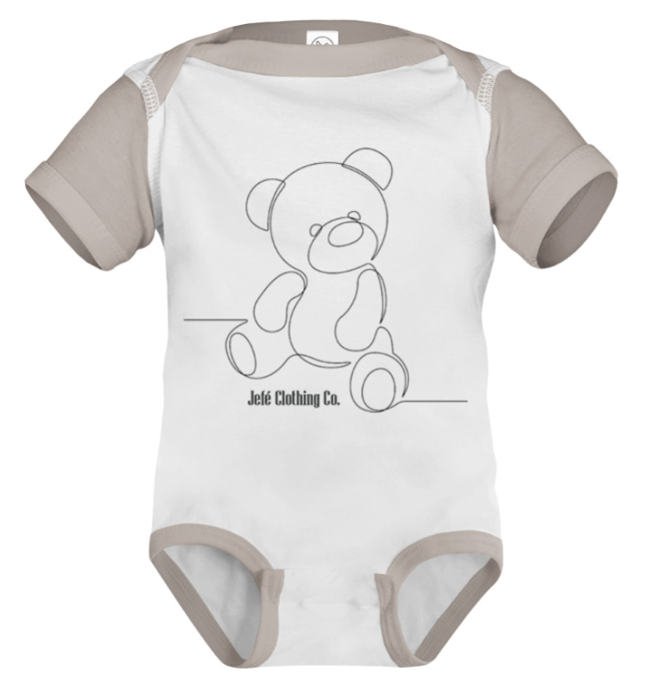 Infants " Black Bear " Onesies