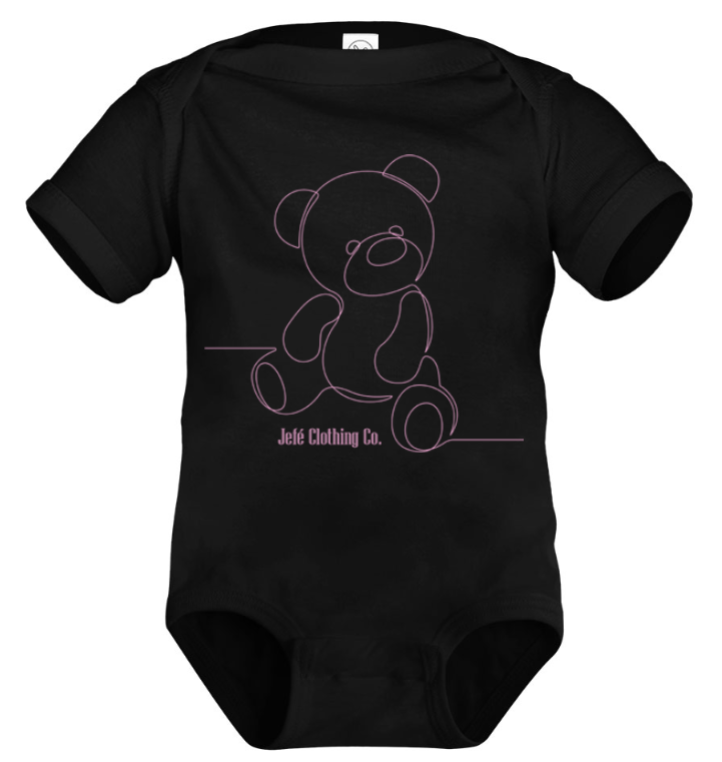 Infants " Pink Bear " Onesies