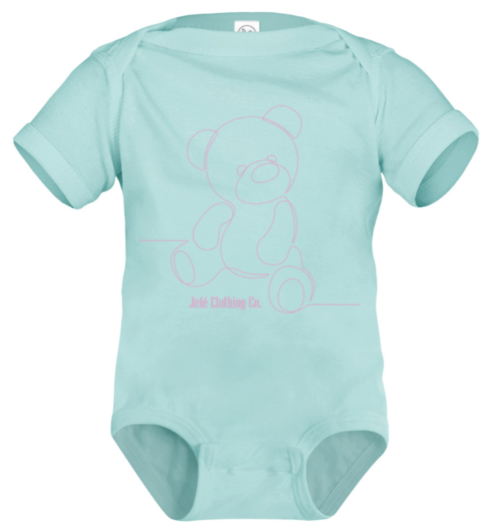 Infants " Pink Bear " Onesies