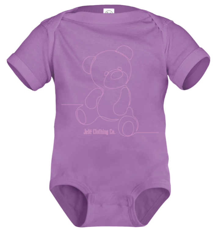 Infants " Pink Bear " Onesies