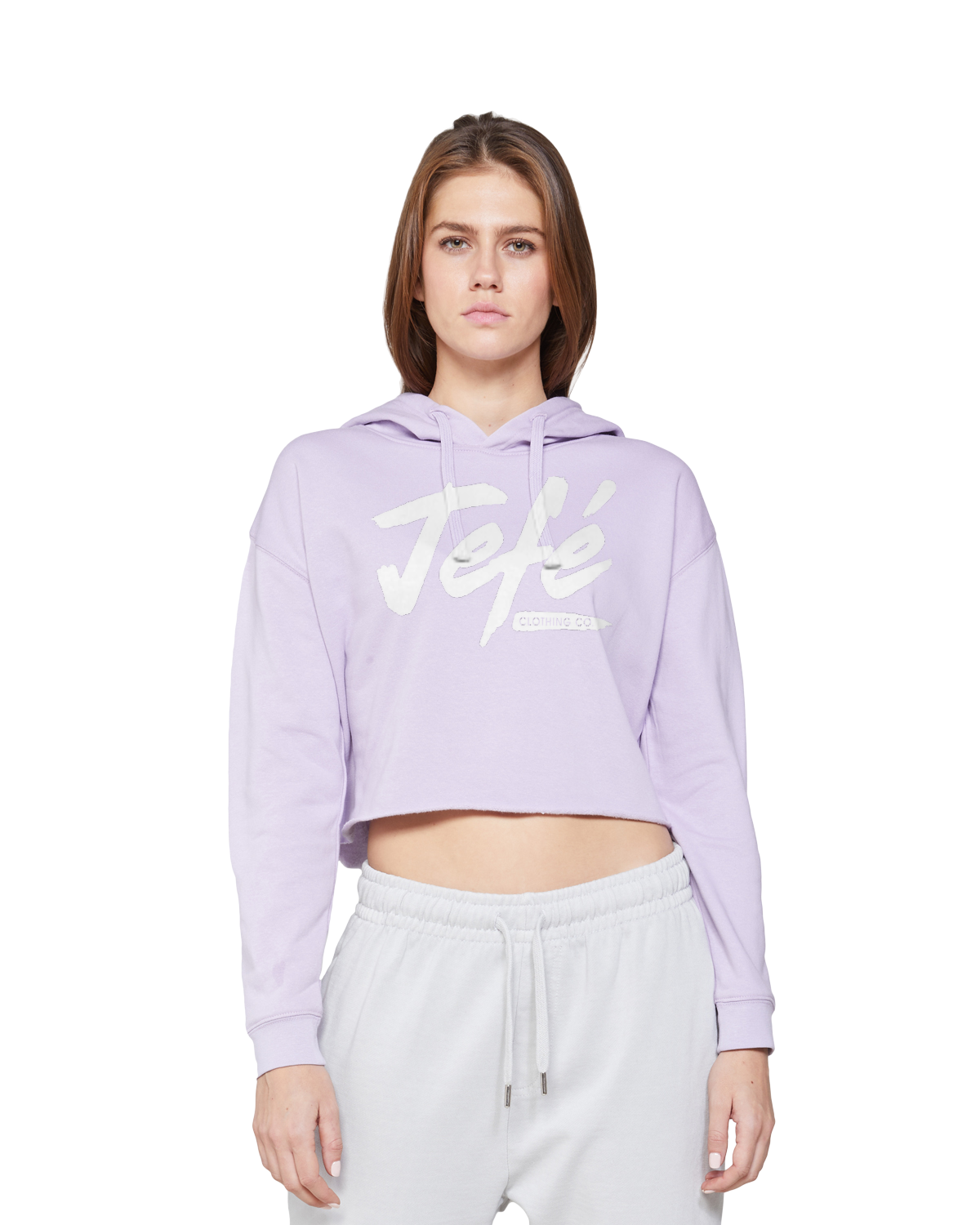 Womens "Jefé Clothing Co." Croptop Hoodies